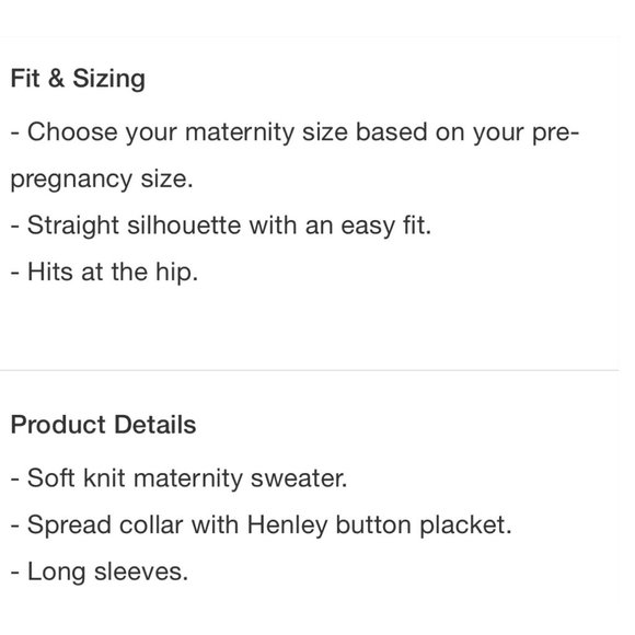 GAP Maternity Sweater Pullover Chino Beige Soft Knit Size M - Picture 7 of 7